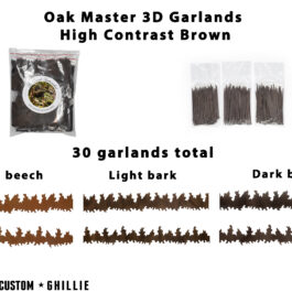 SCG.OAK MASTER 3D GARLANDS HIGH CONTRAST BROWN