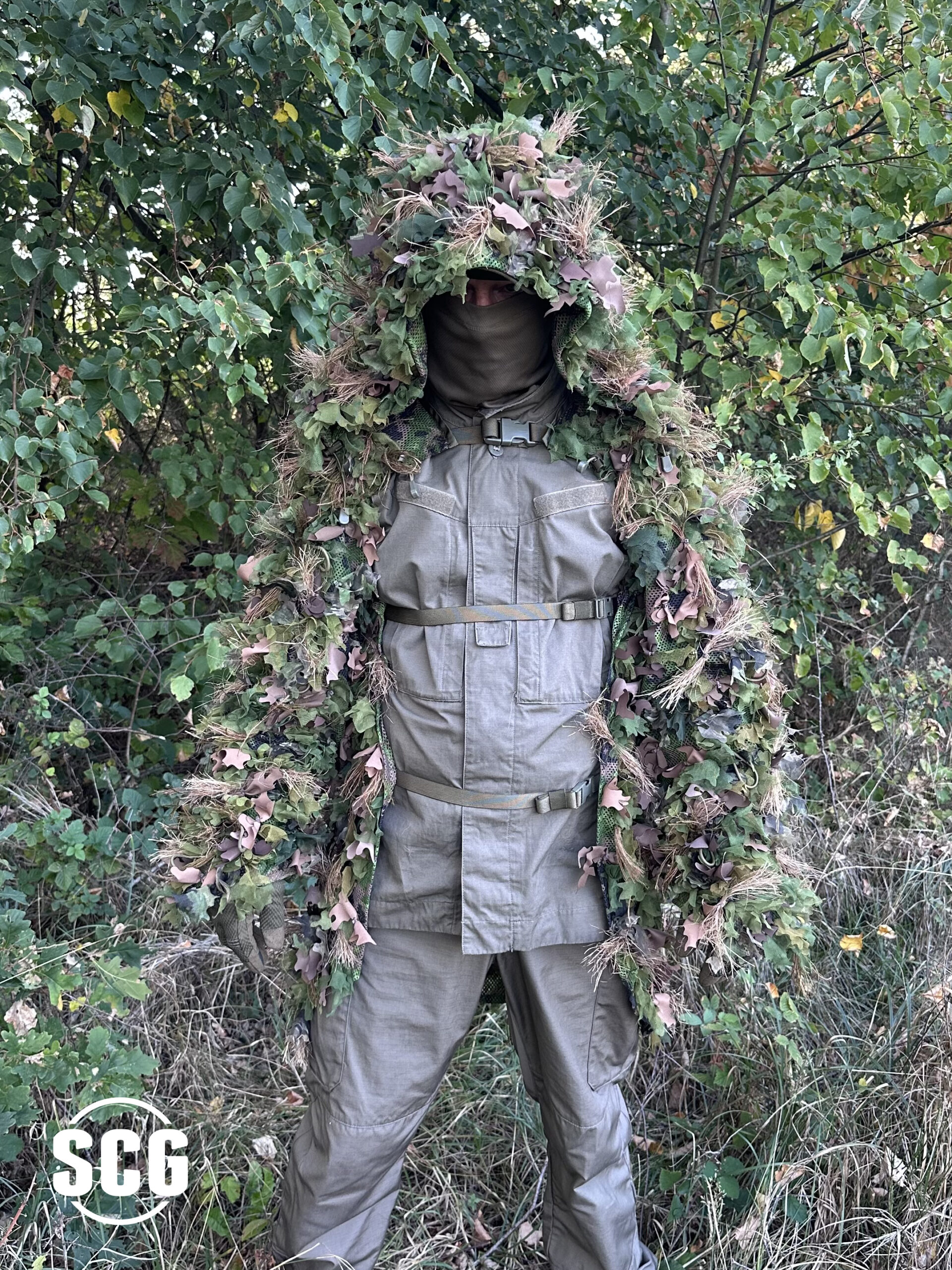 NextGen Viper Hood & Cape V2 – FinPat M/05 (Ultra 3D) Woodland Foliage